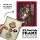 preview thumbnail 76 of 118, Bookplate Shells III -Framed Print w/glass-Cherry Red