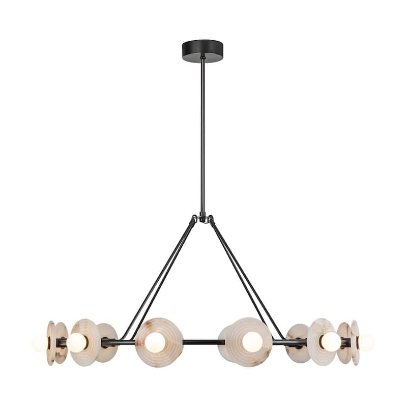 Alora Lighting CH346046 Dahlia 47" Wide LED Ring Chandelier