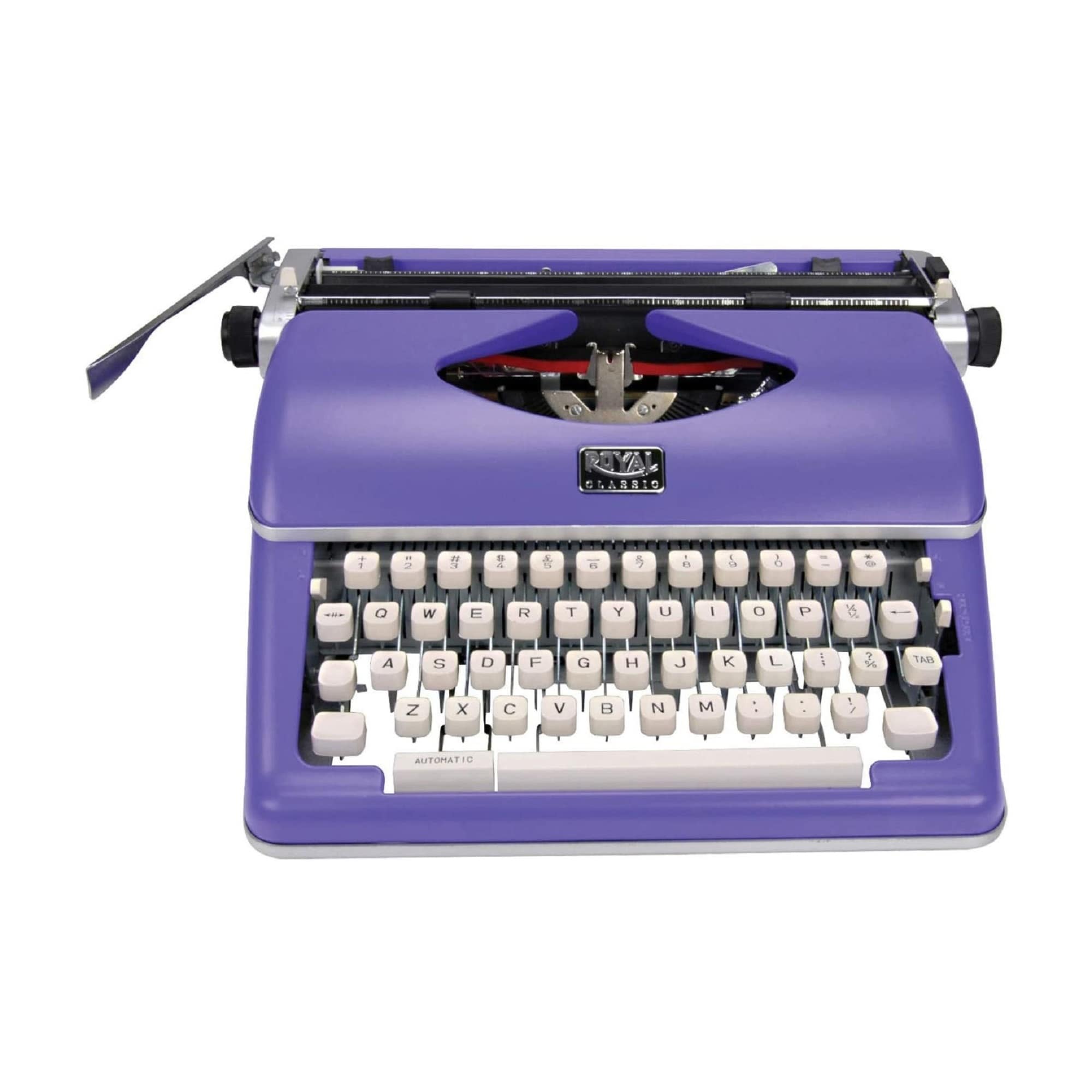 Royal Consumer Classic Retro Manual Typewriter (Purple) - Purple