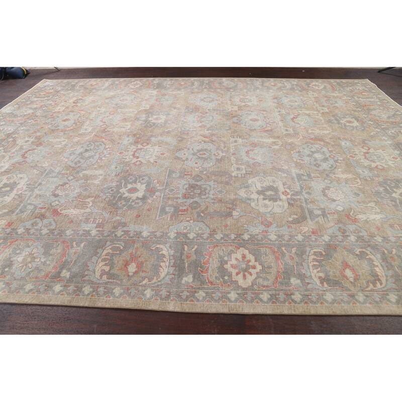 Traditional Ziegler Turkish Wool Area Rug Geometric Dining Room Carpet