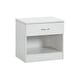 preview thumbnail 2 of 8, OS Home and Office Furniture Model 6002 One Drawer White Nightstand