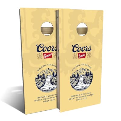Coors Banquet Beer Outdoor Cornhole Board Set