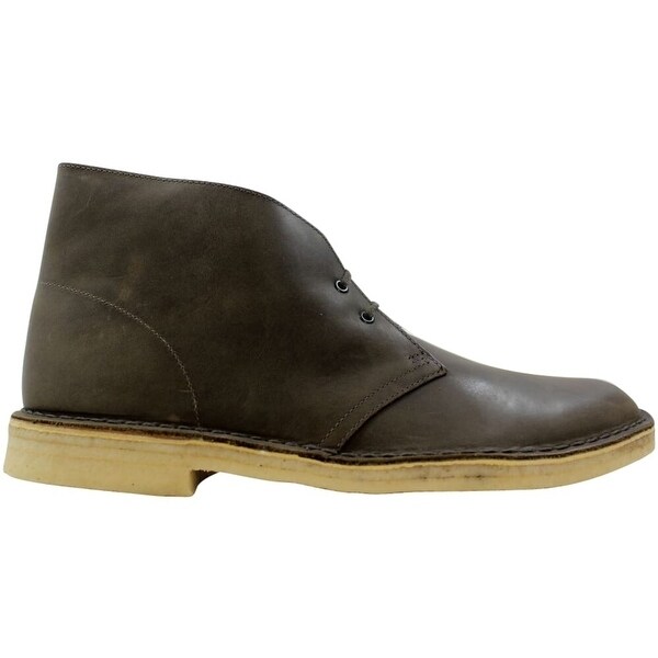 clarks desert boot grey leather
