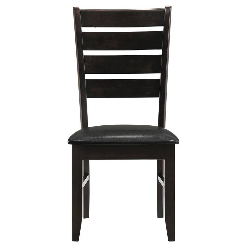 Tremont Black and Cappuccino Ladder Back Dining Chairs (Set of 4)