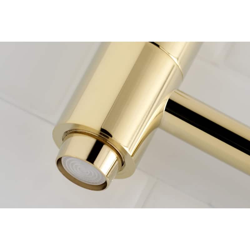 Kingston Brass Millennium Wall Mount Pot Filler Kitchen Faucet