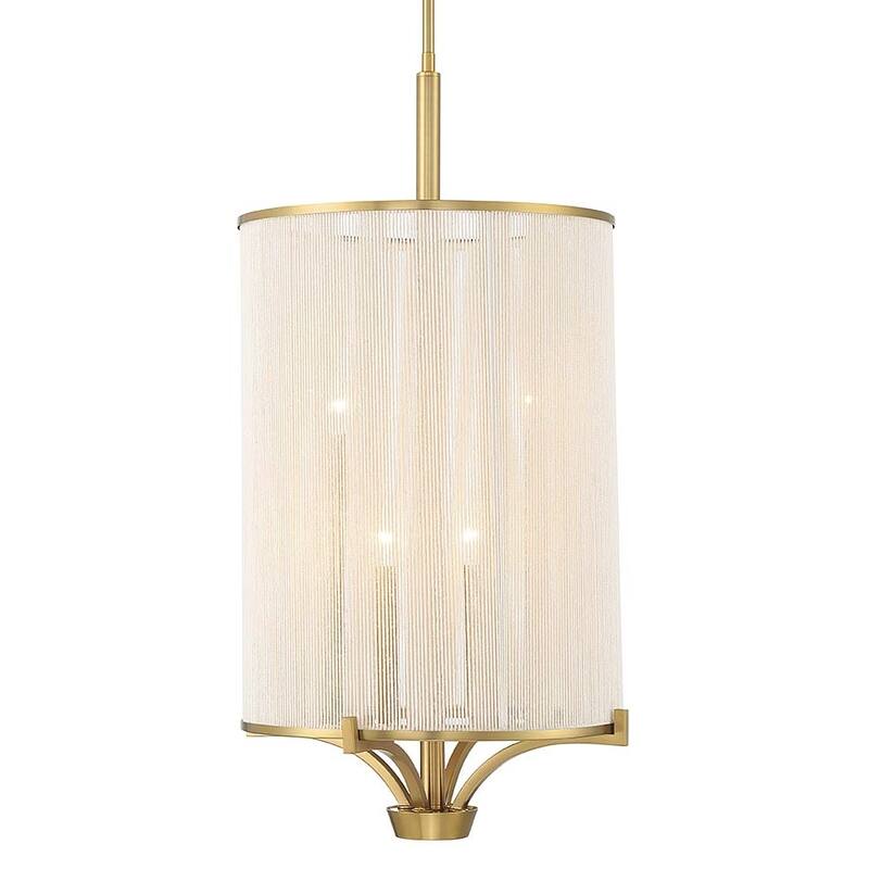 Savoy House 1-7750-4 Wynwood 4 Light 16" Wide Pendant - Warm Brass