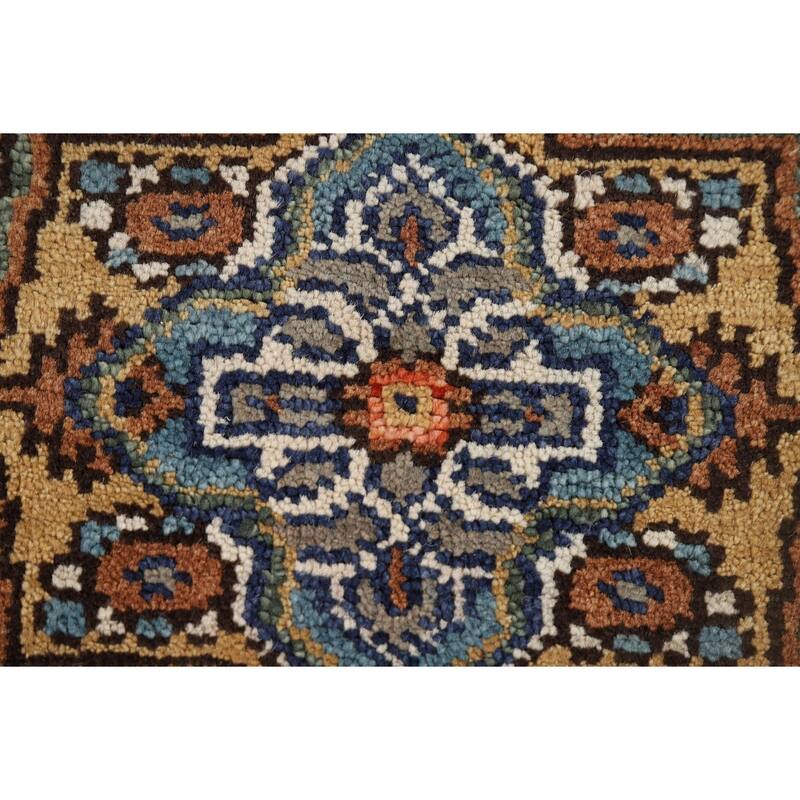 Gray Heriz Serapi Accent Rug Handmade Wool Carpet - 2'0" x 3'0"