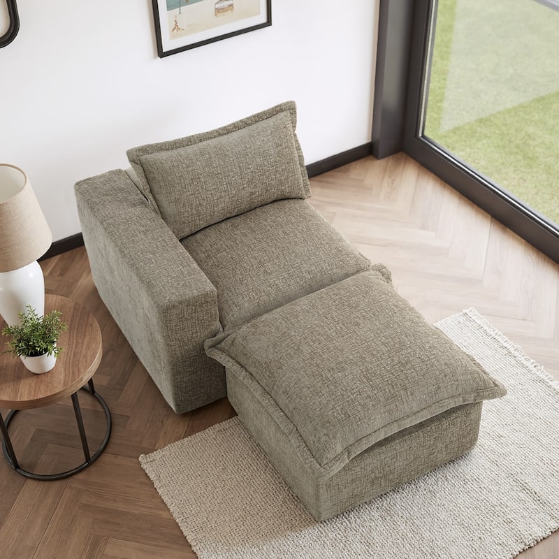 Comfy Cloud Couch Plush Modular Sectional Sofa For Living Room