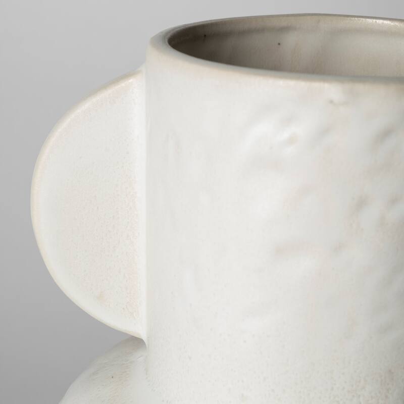 Judy Off-White Ceramic Vase (Small)