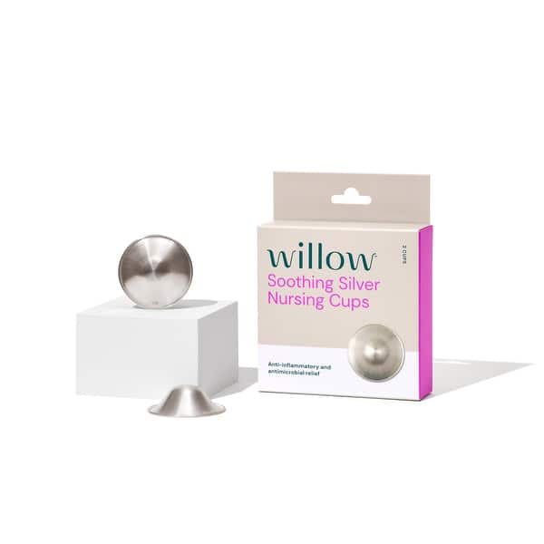slide 1 of 1, Willow Soothing Silver Cups
