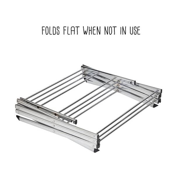 Honey Can Do Slim Com Chrome Drying Rack Dry 09464 Chromenull