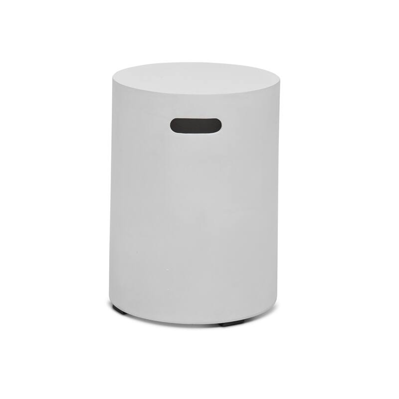 Urbia Cylinder Concrete Stool - N/A