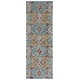 preview thumbnail 5 of 13, SAFAVIEH Handmade Aspen Agita Bohemian & Eclectic Tribal Wool Rug 2'3" x 11' Runner - Blue/Gold - Runner