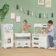 preview thumbnail 9 of 18, Teamson Kids Little Chef Atlanta Modular Play Kitchen with Accessories - 60.75" L x 12.99" W x 34.37" H