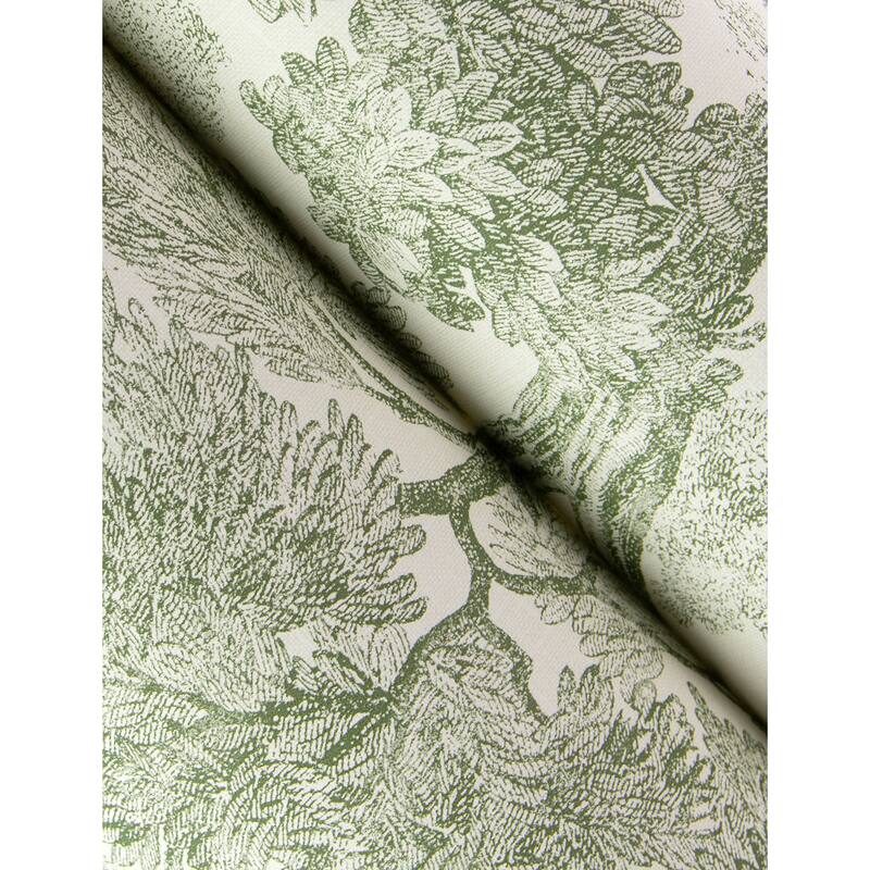 Chesapeake Spinney Green Toile Wallpaper