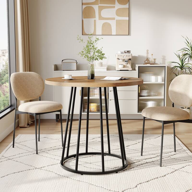 31.5-Inch Round Dining Table For Small Space