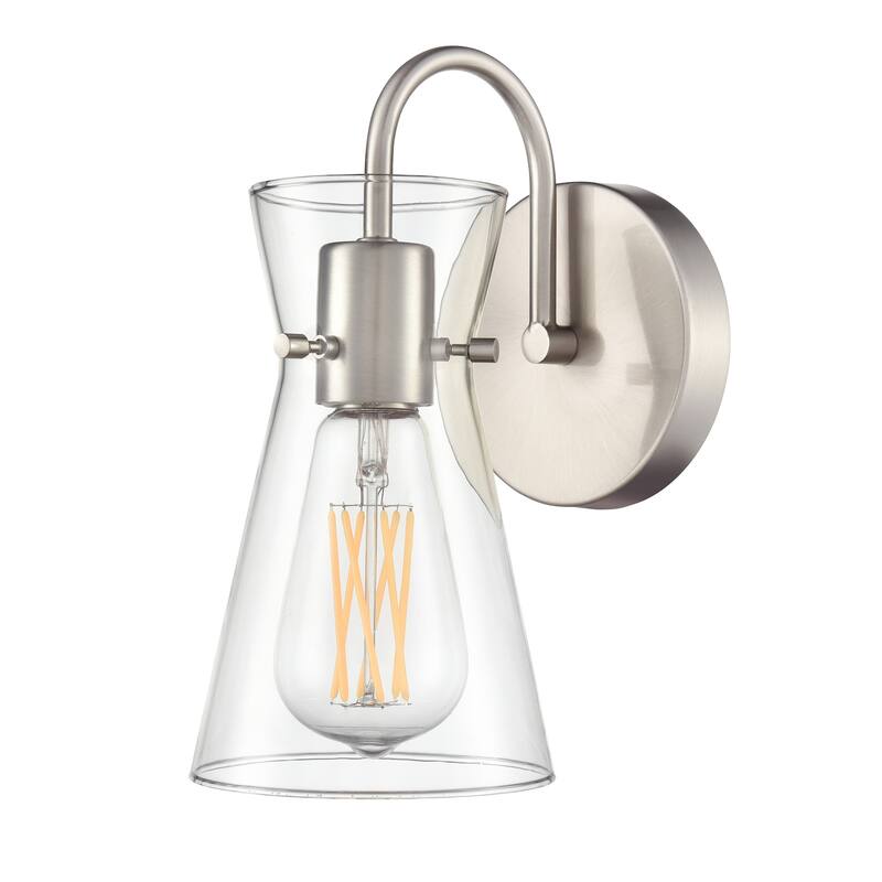 Millennium Lighting 21001 Camellia 10" Tall Bathroom Sconce - Brushed Nickel