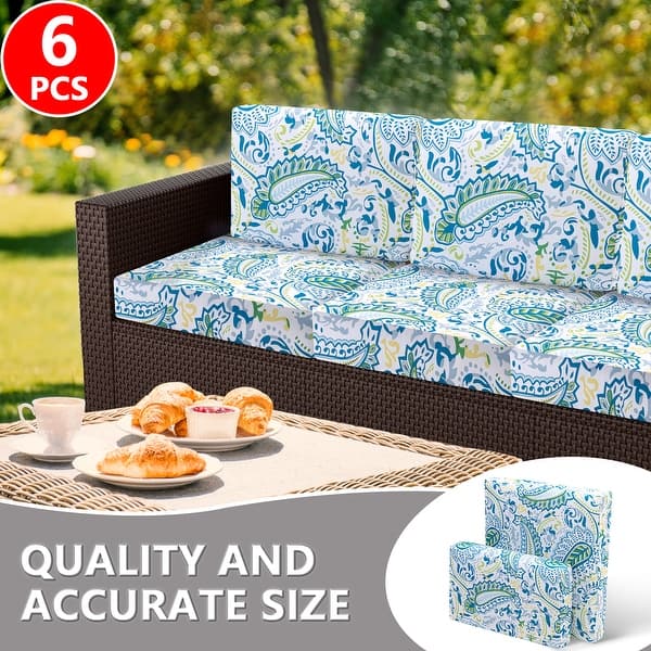 Patio Cushion Cover Kimunuk 14 Pcs Outdoor Cushion Slipcovers All