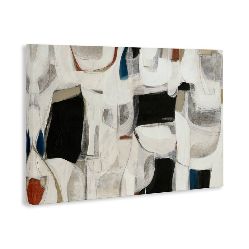 Stupell Dynamic Earthy Shapes Canvas Wall Art Design By Kippi Leonard