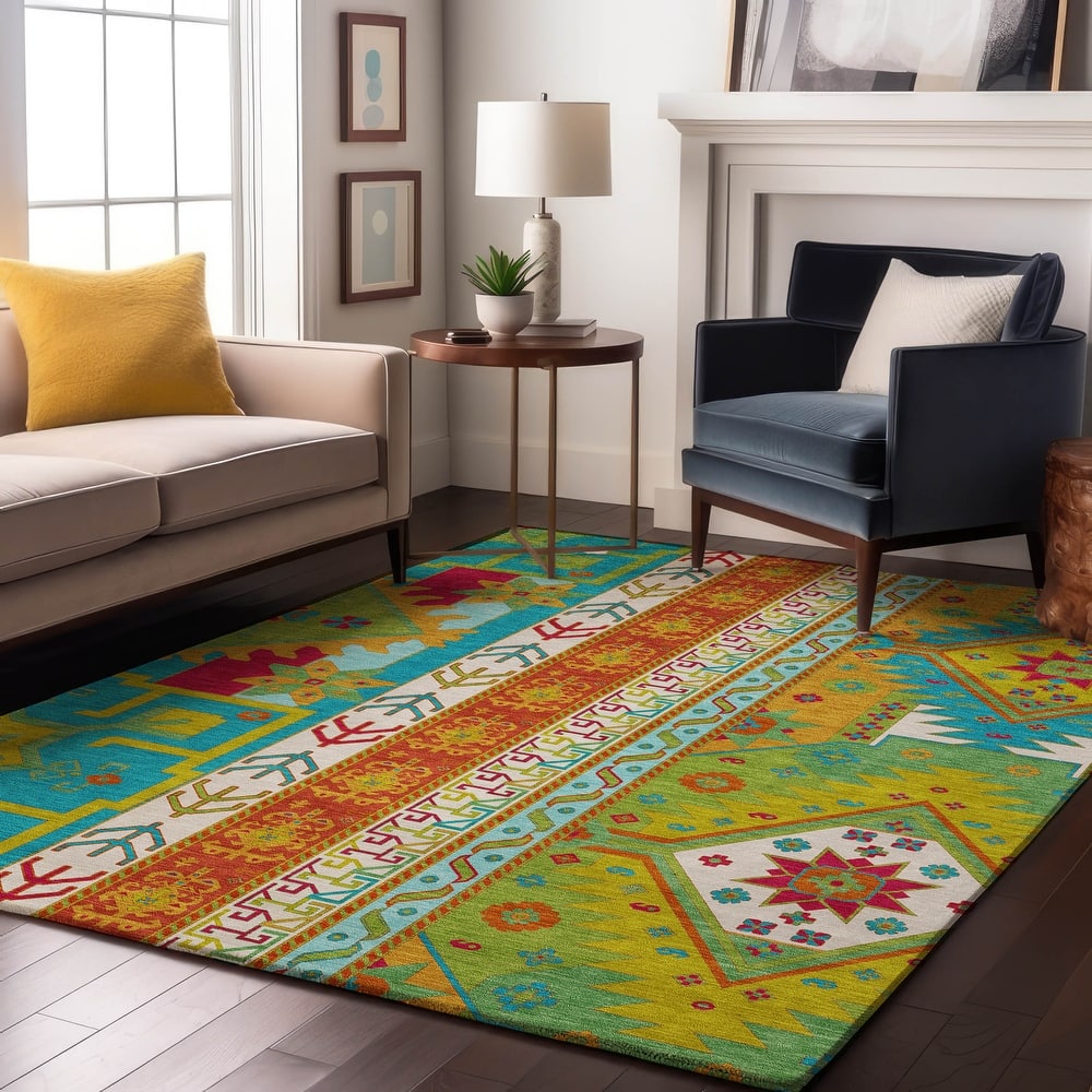 Premium Washable Super Soft Boho Global Aniston Mayfield Rug