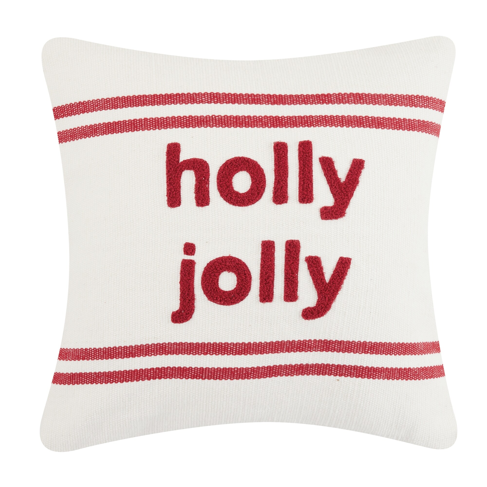Holly jolly clearance christmas pillow