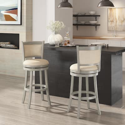 Rovinj Upholstered Back Swivel Stool