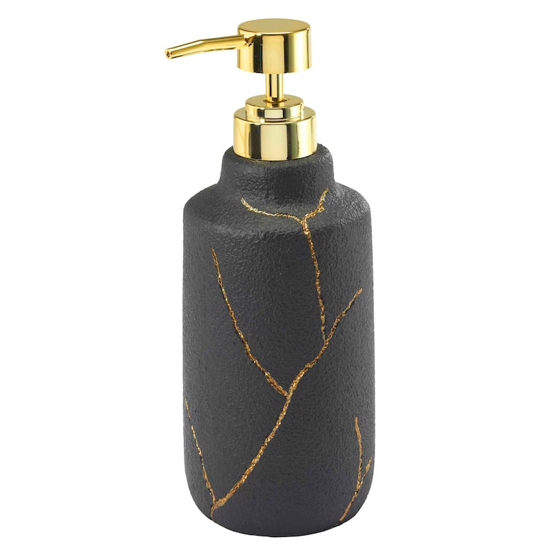 Nicole Miller Sydney Lotion Dispenser - Black - Lotion Dispenser