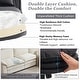 preview thumbnail 12 of 17, Upholstered Armless Polyester Fiber Task Office Chair With Wheels