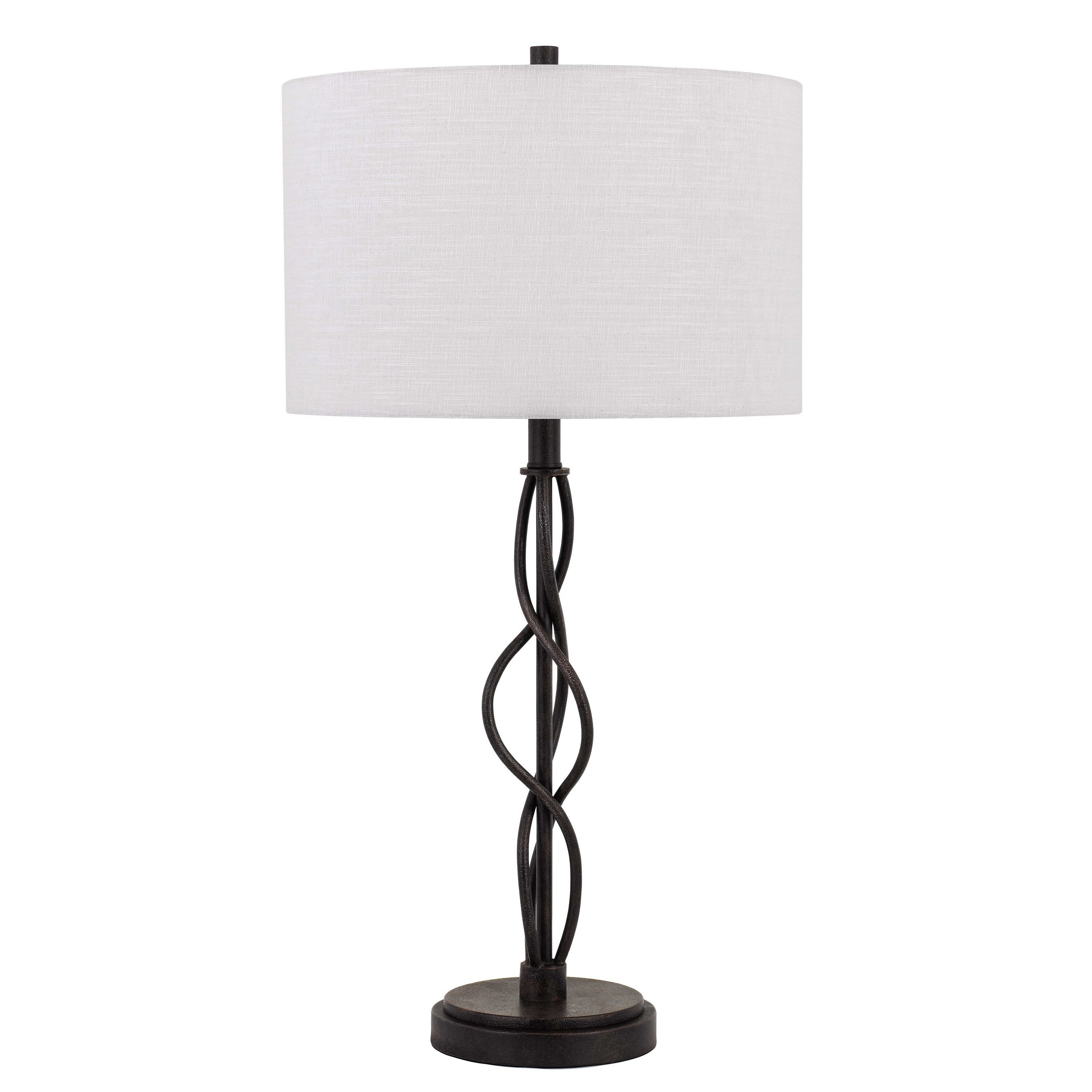 round white table lamp