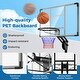 preview thumbnail 7 of 7, 4.9-10 Feet Adjustable Basketball Hoop with Shatterproof Backboard