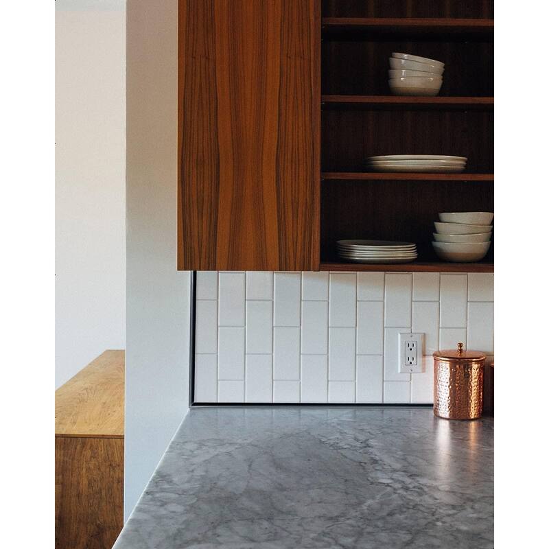 Art3d 10 Ft Peel and Stick Trim for Backsplash Tile Edge, Self-Adhesive Liner for Corner Decor in Stainless Steel