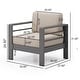 preview thumbnail 41 of 43, Cape Coral Outdoor Club Chairs with Optional Sunbrella Cushions (Set of 2) by Christopher Knight Home
