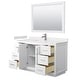 preview thumbnail 96 of 98, Miranda Single Vanity Set, Cultured Marble Top, 46-Inch Mirror