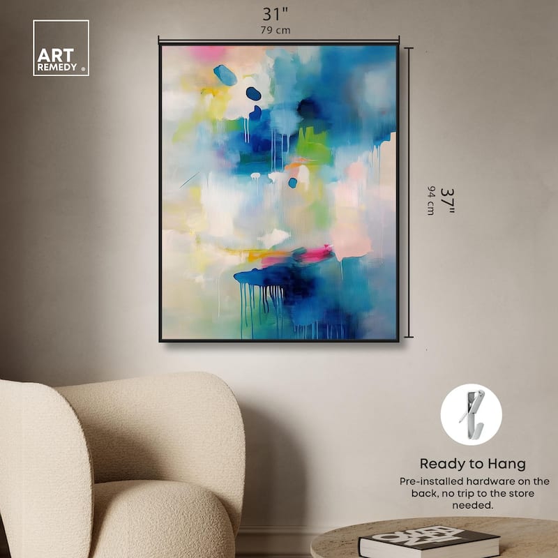 Prismatic Weeps Color I Canvas by Art Remedy