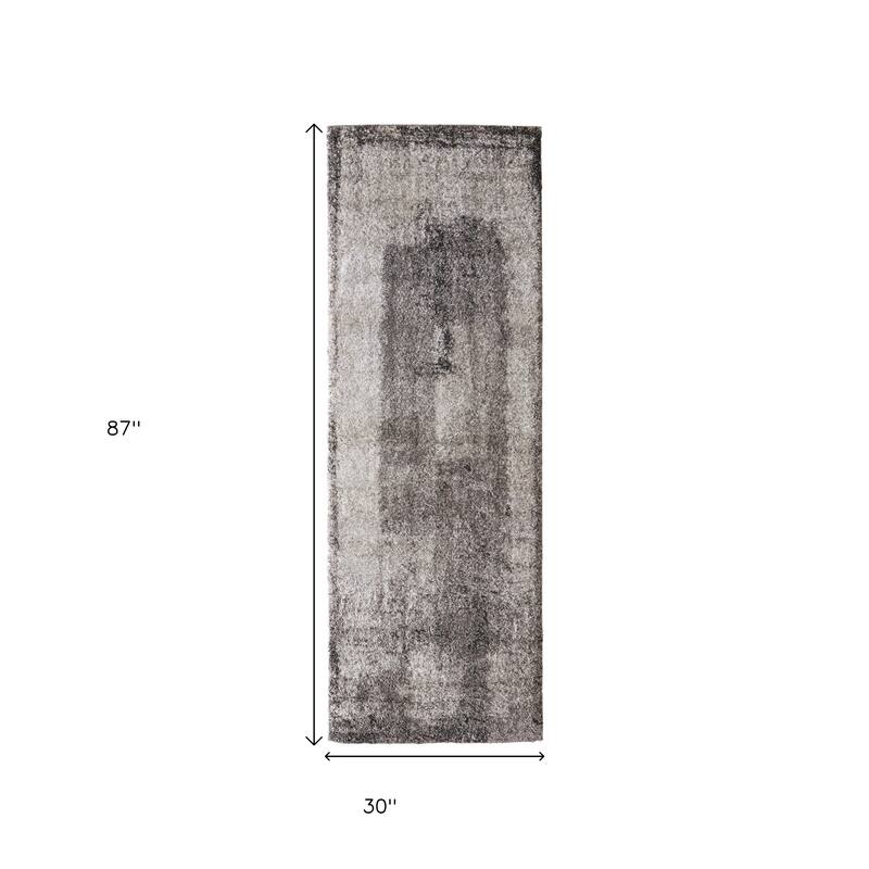 HomeRoots Abstract Industrial Rectangle Area Rug