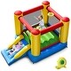 preview thumbnail 1 of 10, Kids Inflatable Bounce House with Slide - 6.5ft x 8.3ft x 5.2ft (L x W x H)