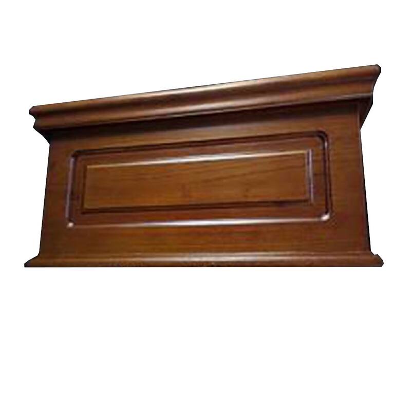 Light Mahogany Wood Raised Panel Tank for High Tank Toilet Renovators Supply