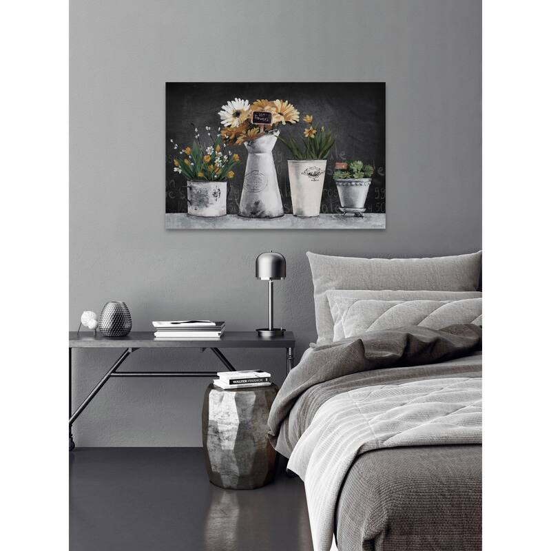 'Unconventional Jar' Painting Print on Wrapped Canvas