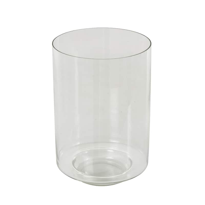 Glass Wide Vase - Clear - Roche River Decor