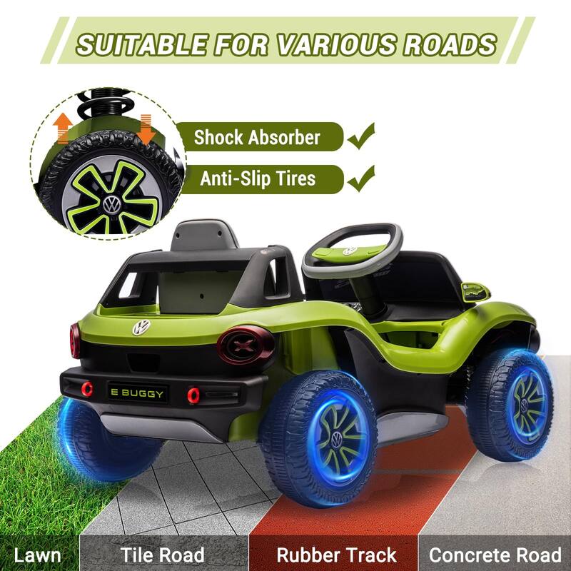 Ride On Car, Licensed Volkswagen Beetle Electric Toy Car for Kids,Toddler Electric Vehicle with Parental Remote