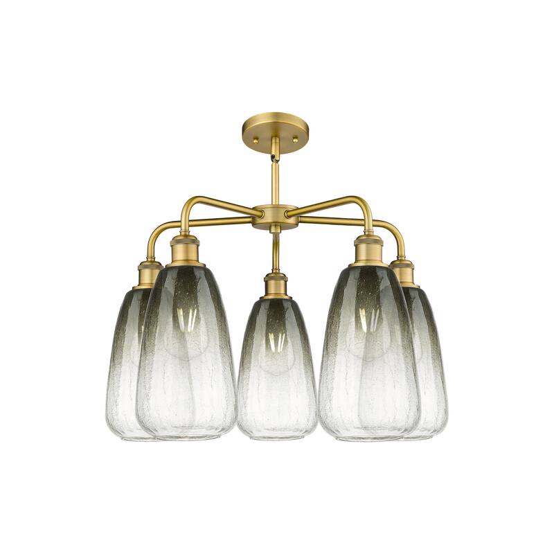 Innovations Lighting Endless Possibilities Ballston - Brookhaven Almond - 5 Light 25" Stem Hung Chandelier
