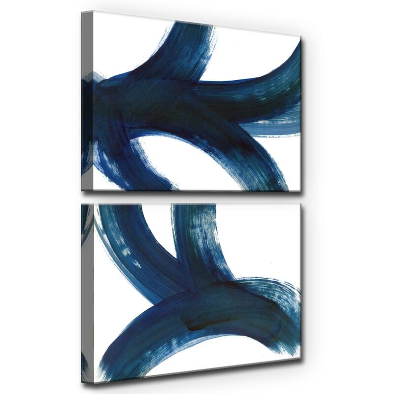 'On the Move I/II' Abstract 2-Pc Canvas Art Set by Karen Moehr
