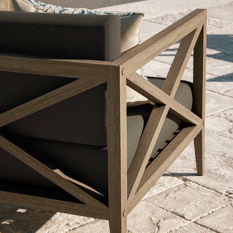 Northlake Outdoor Patio Teak Armchair