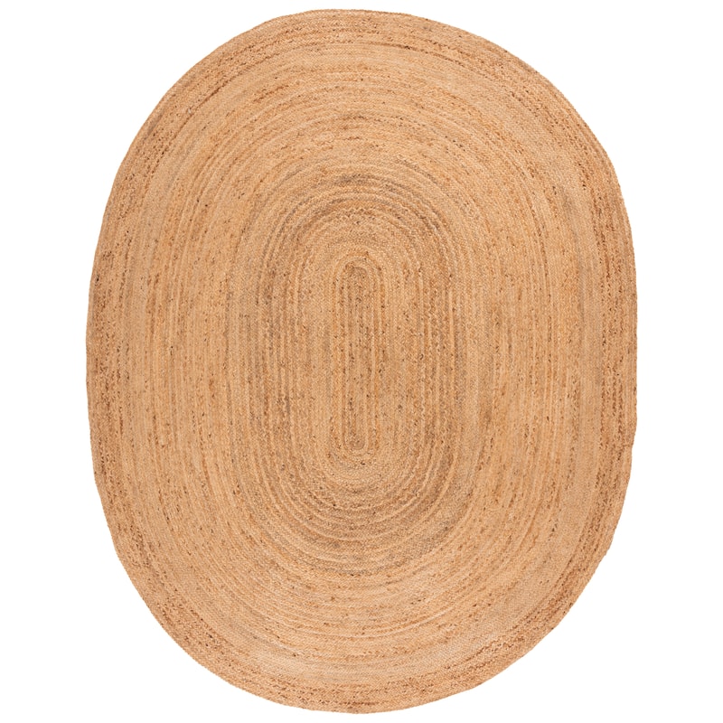 SAFAVIEH Handmade Cape Cod Pepa Coastal Jute Rug - 8' x 10' Oval - Natural