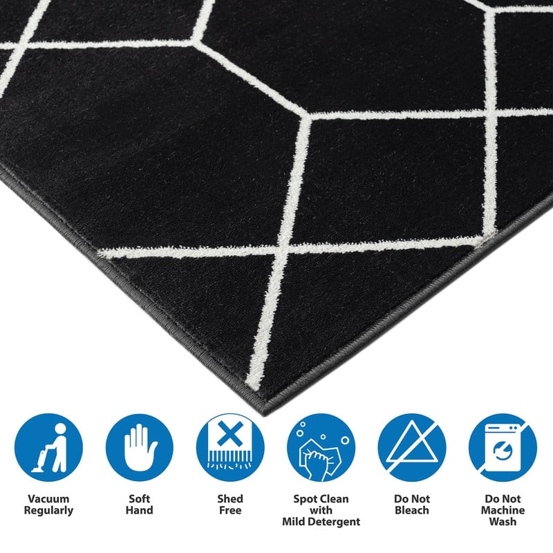 Trellis Geometric Woven Area Rug - 8'x10'