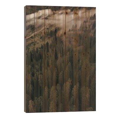 Calm Mornings II Print On Wood by Sebastian Hilgetag - Multi-Color