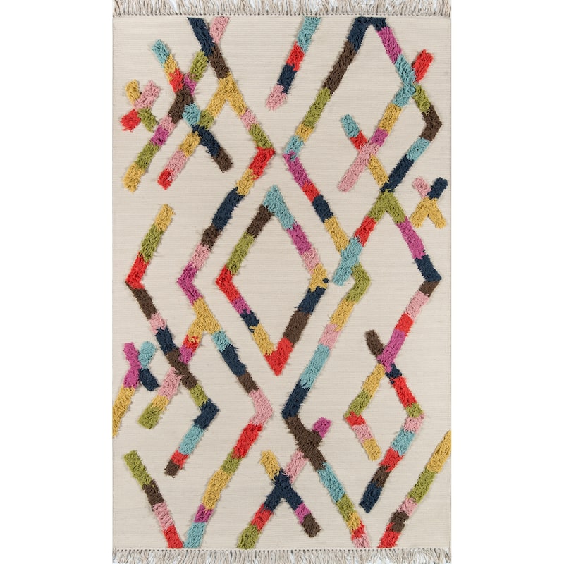 Novogratz by Momeni Indio Ramona Hand Made Wool Area Rug - 5' X 7' - Rectangle