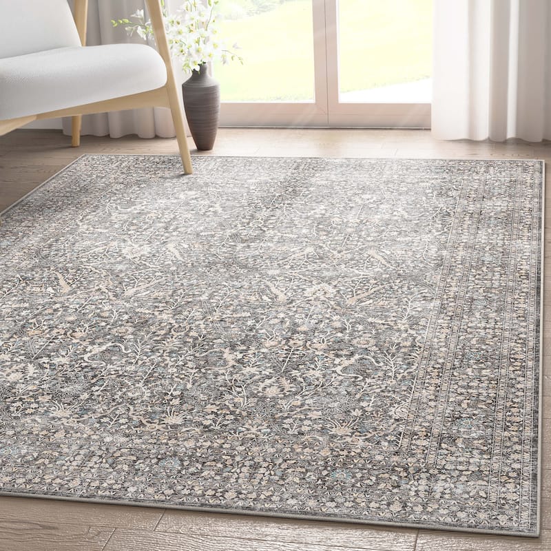 Well Woven Asha Isolde Vintage Oriental Flat-Weave Area Rug