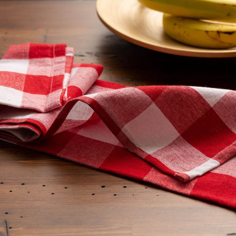 Country Check Kitchen Towel - 18x28