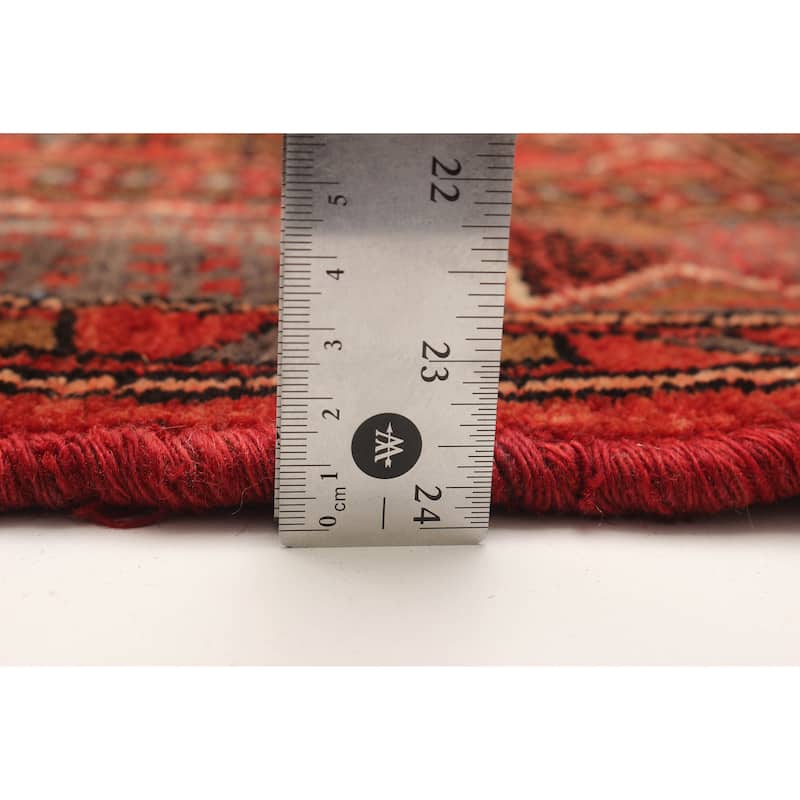 ECARPETGALLERY Hand-knotted Andelz Red Wool Rug - 4'7 x 7'9